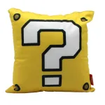 Almofada Fibra Veludo Interrogação - Super Mario Bros - Zona Criativa 25 x 25 cm