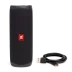 Caixa de Som JBL Flip 5 Black, Portátil, Bluetooth, À Prova d'Agua, 20W