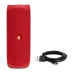 Caixa de Som JBL Flip 5 Red, Portátil, Bluetooth, À Prova d'Agua, 20W