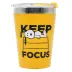 Copo Snap Keep Focus - Snoopy - Peanuts - Zona Criativa 300 mL