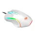 Mouse Gamer Redragon Griffin Lunar White, 7200 DPI, RGB