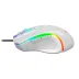 Mouse Gamer Redragon Griffin Lunar White, 7200 DPI, RGB