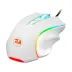 Mouse Gamer Redragon Griffin Lunar White, 7200 DPI, RGB