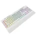 Teclado Gamer Redragon Shiva Lunar White, RGB, SP